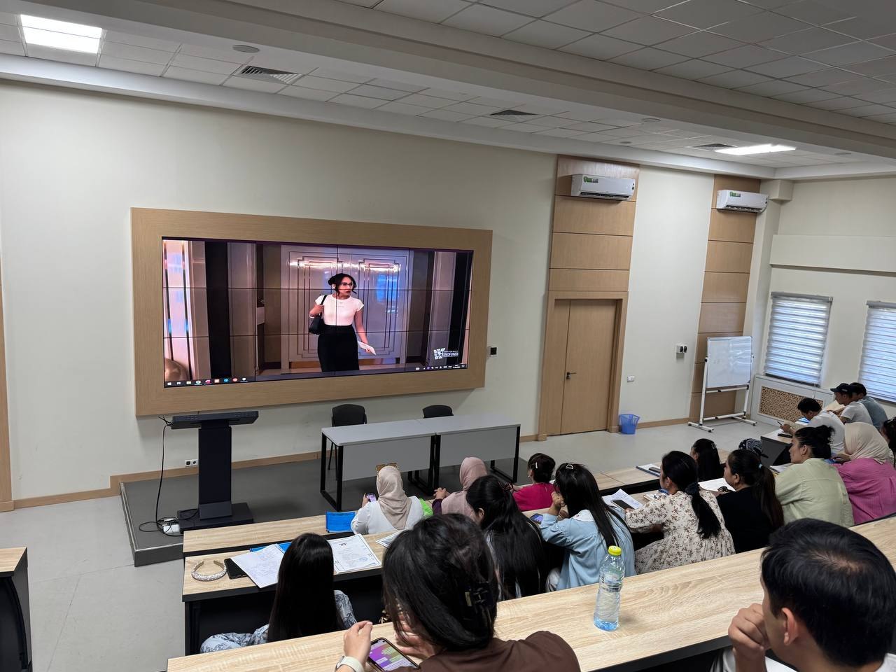 Toshkent arxitektura-qurilish universitetida “Dolzarb 90 kun” loyihasi doirasida “Kino kechasi” filimlar namoyishi o‘tkazildi